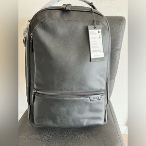 Brand New Harrison Bradner Backpack in Black Leather!
